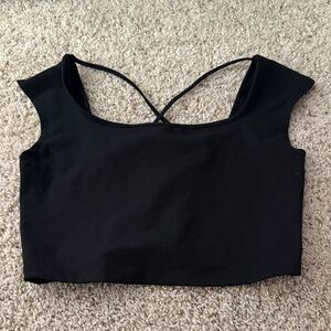 Wild Fable Black Crop Top